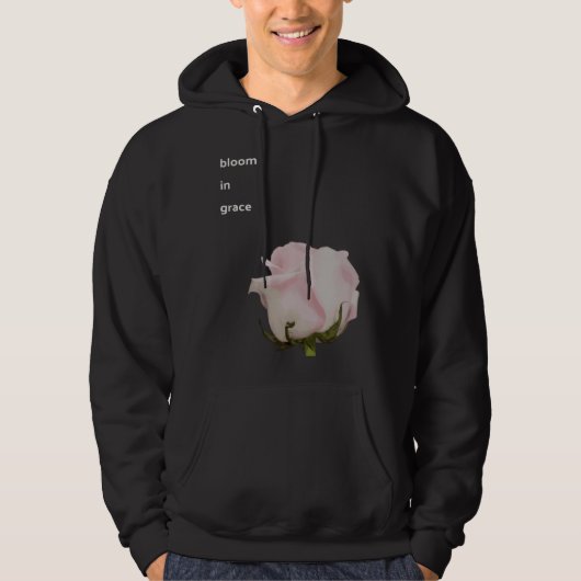 Bloom in Grace New beginning optimistic power flow Hoodie (Vorderseite)