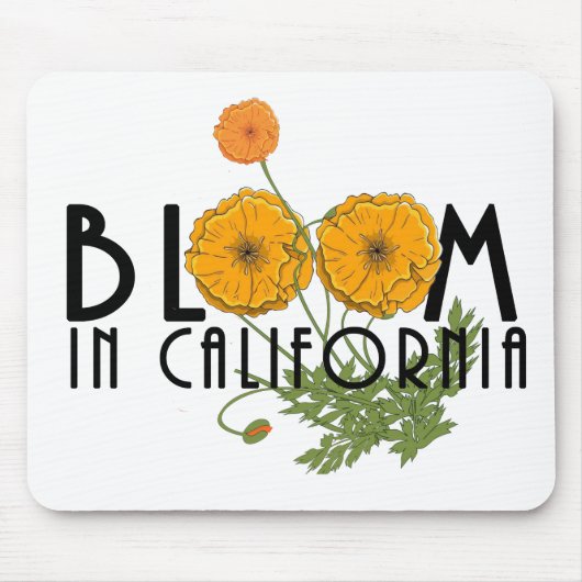 BLOOM IN Kalifornien Mousepad (Vorne)