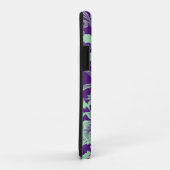 Bloom in Style Lila Minimalistische Blume Case-Mate iPhone Hülle (Hinten/Rechts)