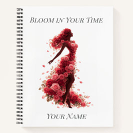 Bloom in Your Time – Inspirational Journal Notizblock