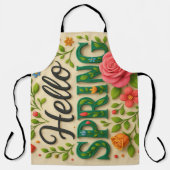 Bloom Into Flavor - "Hello Spring" Schürze (Vorderseite)