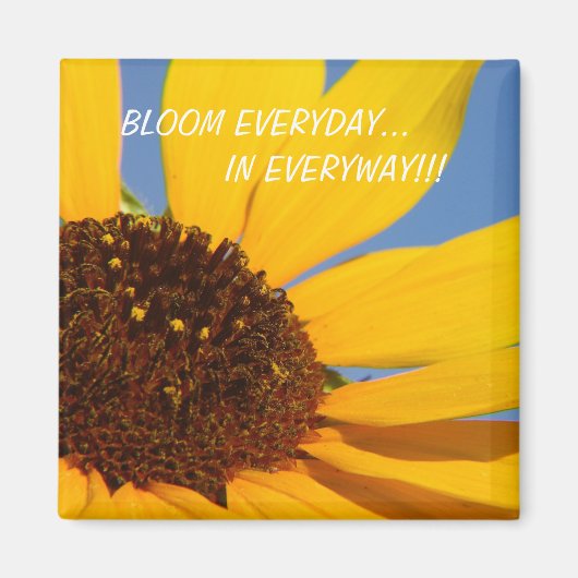 BLOOM JEDEN TAG..., IN JEDEM WEGEN!!! MAGNET (Vorne)