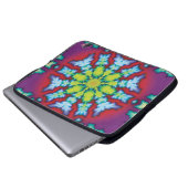 Bloom Kaleidoscope Laptop Sleeve (Vorne Knopf)