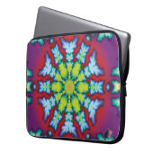 Bloom Kaleidoscope Laptop Sleeve (Vorderseite Links)