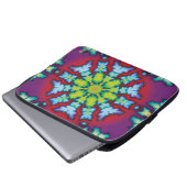 Bloom Kaleidoskop Laptop Sleeve (Vorne Knopf)
