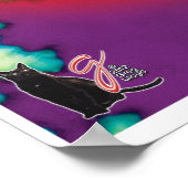 Bloom Kinetic Collage Kaleidoscope Poster (Ecke)