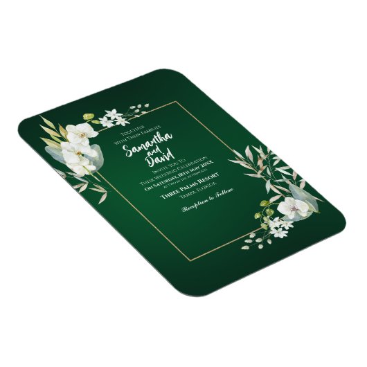 Bloom Liebe Magnet Hochzeit Einladung (Rechte Seite)