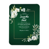 Bloom Liebe Magnet Hochzeit Einladung (Vertikal)