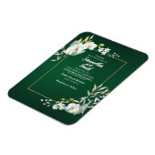 Bloom Liebe Magnet Hochzeit Einladung (Linke Seite)