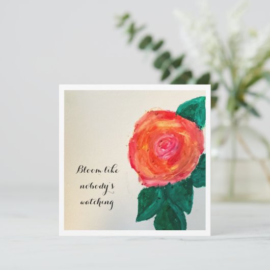 Bloom Like Nobody’s Watching (Stehend Vorderseite)