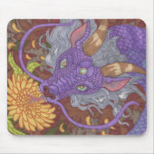 Bloom Lila Dragon Mousepad (Vorne)