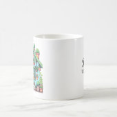 Bloom mit Grace | Kawaii Girl mit Pflanze Kaffeetasse (Mittel)