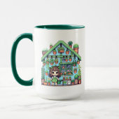 Bloom mit Grace | Kawaii Girl mit Pflanze Tasse (Links)