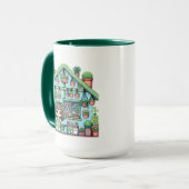 Bloom mit Grace | Kawaii Girl mit Pflanze Tasse (Vorderseite Links)