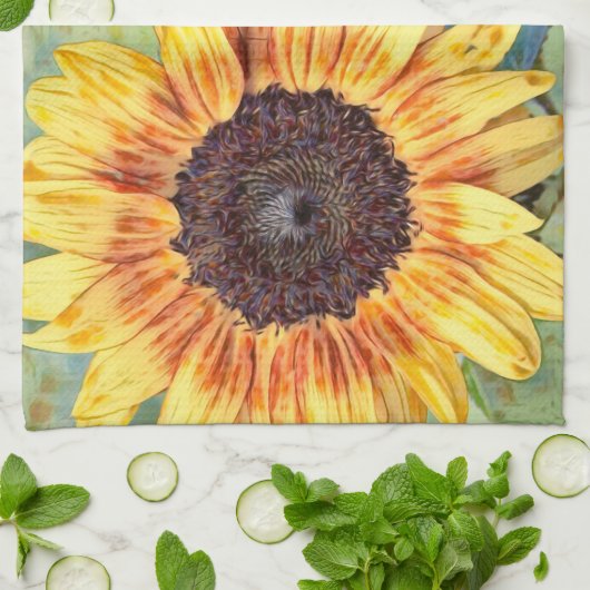 Bloom mit Grace Kitchen Handtuch (Gefaltet)