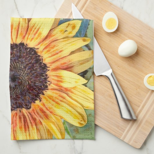 Bloom mit Grace Kitchen Handtuch (Viertel Falte)