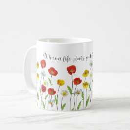 Bloom mit grace-Poppy-Blume Kaffeetasse