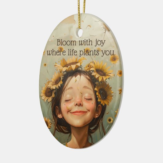 Bloom mit Joy Keramik Ornament (Links)
