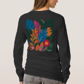 Bloom mit lebendigen FarbenT-Shirt T-Shirt (Rückseite)