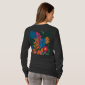 Bloom mit lebendigen FarbenT-Shirt T-Shirt (Schwarz voll)