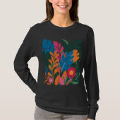 Bloom mit lebendigen FarbenT-Shirt T-Shirt (Vorderseite)
