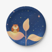 Bloom Mystic Night Owl Garden Pappteller (Vorderseite)