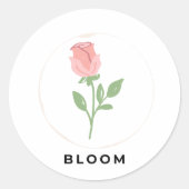 Bloom - Nature Inspiriert Aufkleber (Vorderseite)