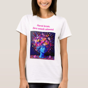 "Bloom of Eternity" - ein farbiges surreales Portr T-Shirt
