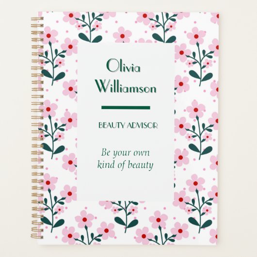 Bloom Planner - Ein Schönheitssonger für den wöche Planer (Vorderseite)