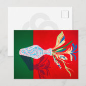 Bloom Postkarte (Vorne/Hinten)