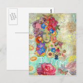 Bloom Postkarte (Vorne/Hinten)