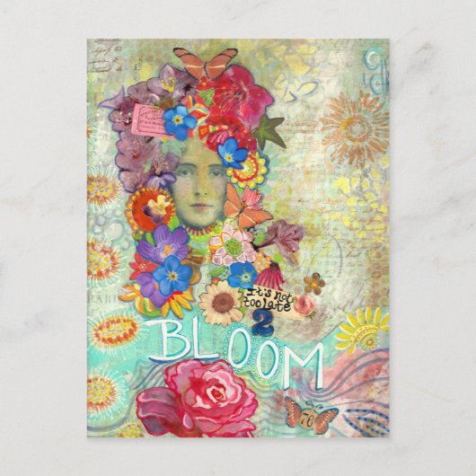 Bloom Postkarte (Vorderseite)