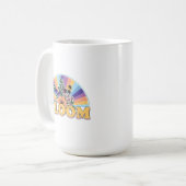Bloom Retro Floral Kaffeetasse (Vorderseite Links)