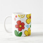 Bloom & Sip Blumen-Tasse Kaffeetasse (Links)