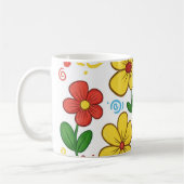 Bloom & Sip Blumen-Tasse Kaffeetasse (Links)