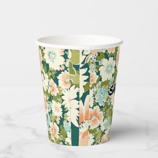 Bloom Sip Paper Cup Pappbecher (Rechts)