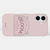 Bloom Stamp iPhone 16 Hülle (Rückseite (Horizontal))