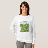 "Bloom & Sunshine - Spring & Summer Floral T Shirt (Vorne ganz)