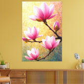 Bloom Symphony Leinwanddruck (Insitu (Wohnzimmer))