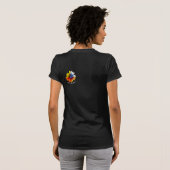 Bloom ! T - Shirt mit Blumenmuster (Schwarz voll)