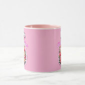 Bloom This Easter – Floral Easter Egg Art - caneca Tasse (Zentrum)