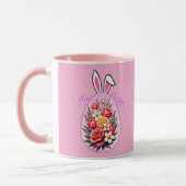 Bloom This Easter – Floral Easter Egg Art - caneca Tasse (Links)
