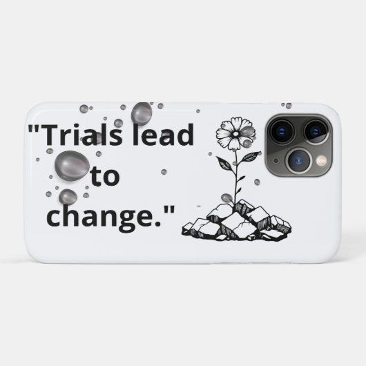 Bloom Through Trials – Strength from the Cracks Case-Mate iPhone Hülle (Rückseite (Horizontal))