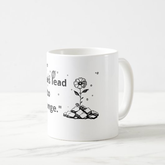 Bloom Through Trials – Strength from the Cracks Kaffeetasse (VorderseiteRechts)