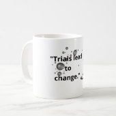 Bloom Through Trials – Strength from the Cracks Kaffeetasse (Vorderseite Links)