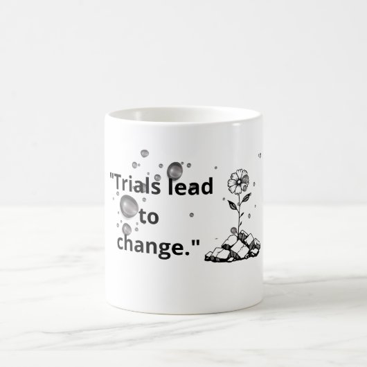 Bloom Through Trials – Strength from the Cracks Kaffeetasse (Mittel)