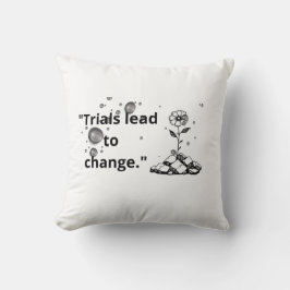 Bloom Through Trials – Strength from the Cracks Kissen