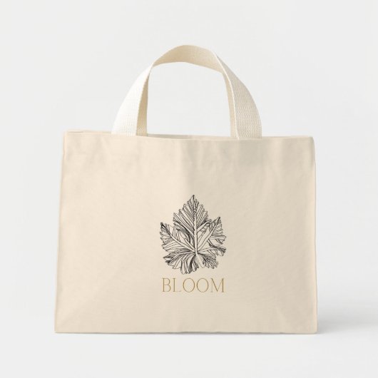 BLOOM Totbeutel Mini Stoffbeutel (Vorne)