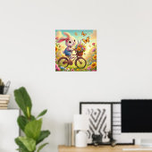 Bloom und Flutter Poster (Heimbüro)