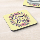 Bloom und Rise Getränkeuntersetzer (Linke Seite)